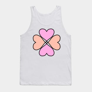 Cute Simple Heart Design Tank Top